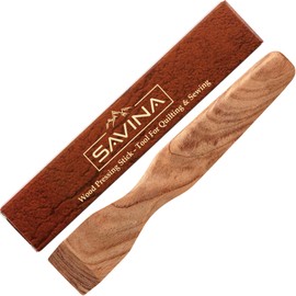 Savina Wood Pressing Stick, Finger Iron, Seam Presser – A Handcrafted Sewing Tool for Quilters & Sewist.