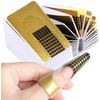 100 Pcs Nail Forms Self Adheisive Paper Nail Form Stickers