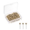 uxcell 400 Pcs Push Pins, Map Thumb Tacks 4mm Round