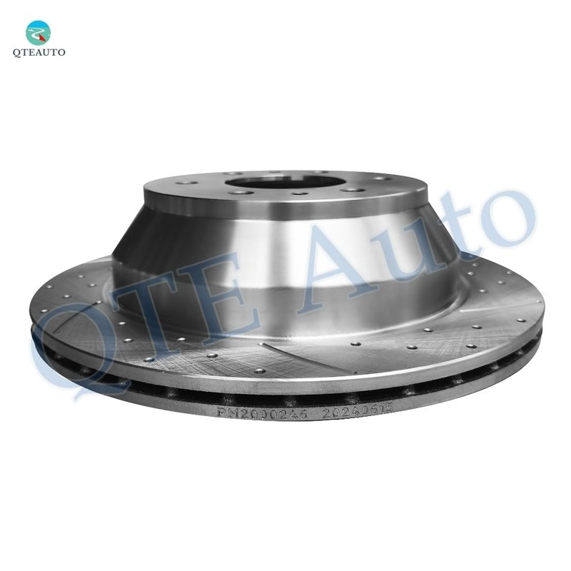 PM Auto Set of 6 Front 303mm Drilled Slotted Brake