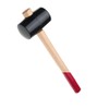 Ruthe 3007560119 Rubber Mallet with Ash Handle, Multi-Colour, Size 3