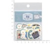 Watashiyori Washi Flake Sticker [Aoiro] Notebook Decoration, Notebook Decoration, Cute
