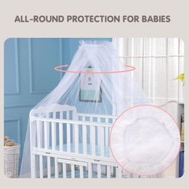 Yuehuamech Baby Mosquito Net Bed Canopy Cot Net Dome Blanket Mosquito Net Mesh Mosquito Net Hanging Bed Net Mosquito Bar Keep Your Baby Away From Mosquitoes