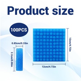 Baby Nasal Aspirator Hygiene Filters, 100pcs Baby Snot Sucker Filters, Baby Nose Sucker Filters Safe Environmental, Replacement for NoseFrida Nasal Aspirator, BPA, Phthalate & Latex-Free