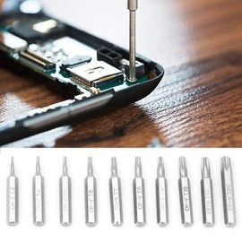 Pentalobe Screwdriver Bits 10PCS 4mm T3 T4 T5 T6 T7 T8 T9 T10 T15 T20 Shank Pentalobe Screwdriver Bits Set Repair Tools