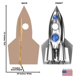 Cardboard People Rocket Stand-in Life Size Cardboard Cutout Standup