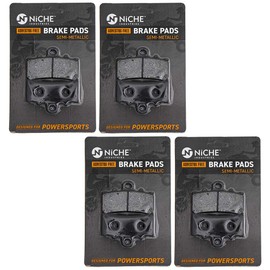 NICHE Brake Pad Set for KTM 390 Duke RC Cup 90113030000 Front Semi-Metallic 4 Pack