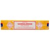 15g Satya Sandalwood Incense Sticks, Box of 12 Packets