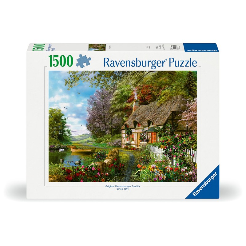Ravensburger Country Cottage Jigsaw Puzzle - 1500 Pieces | Expertly