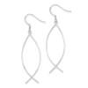 Sterling Silver Ichthus (fish) Earrings