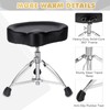 Seteol Heavy Duty Drum Throne 330 lbs, Saddle Drum Stool