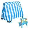 Blue Striped Kids Water Table Cover New