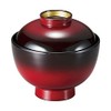 Fukui Craft 37001480 Shosumi Round Bowl, Vermilion Blur, High Base