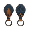 kwmobile Car Key Faux Leather Case Compatible with Smart 3-Button