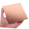 Hohopeti 1sheet Copper Plate for Jewelry Making Thick Copper Sheet
