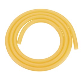 Rebower Natural Latex Rubber Tubing 4mm x 6mm 3ft(1m) Rubber Hose Highly Elastic [for Exercise, Stretching, Laboratory, Home Tube] / Yellow