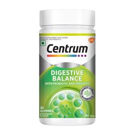 Generic Genric Digestive Balance - 30 Gummies| Probiotic & Prebiotic Support Healthy Digestion & Optimum Gut Health (100% Veg) | World's #1 Multivitamin