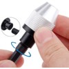 Fixinus Pack of 2 Keyless Drill Chuck - 1/4 Inch