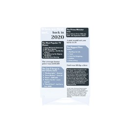 2020: When We First Met Ornament Husband, Wife, Boyfriend, Girlfriend - Clear Acrylic Ornament for Home - Anniversary, Birthday, Valentine's, Christmas - Displays All the Things from 2020 (uvmet2020)