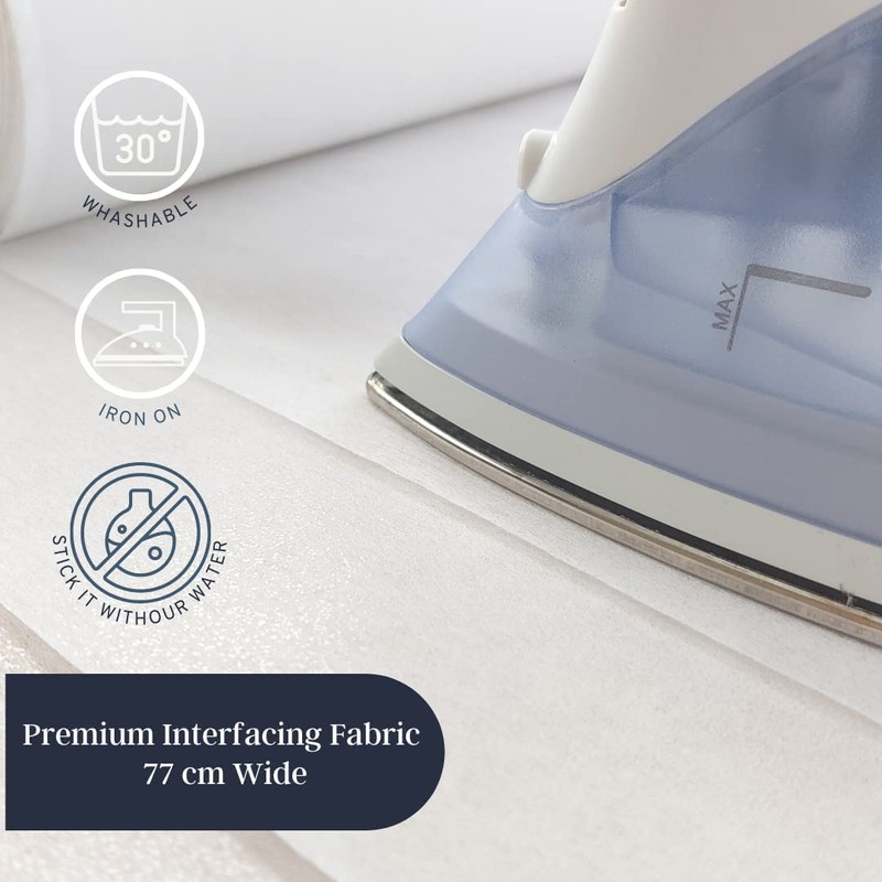 Interfacing Fabric Non-Woven Heavy Weight Fusible Iron On Interfacing Fabric