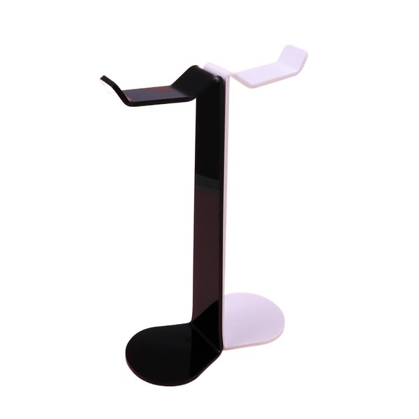 Leadigol 2PCS Acrylic Headphone Stand,Simple Design Earphone Holder Universal Headphone