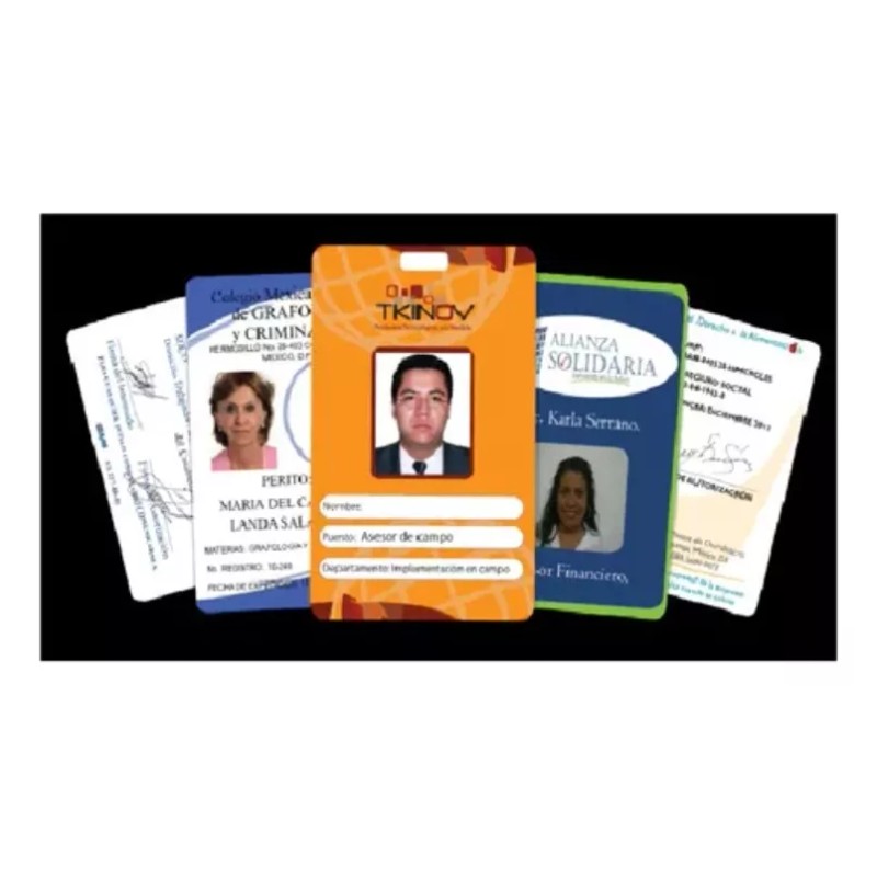 Like Shop Pack De 25 Credenciales De Pvc Impresas Por