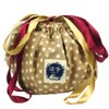 Furoshi Drawstring (Comes with Scrunchie 2P) Fashionable Pouch, Furoshi Kinchaku