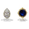 Nail Finest Cubic Zirconia [pithia – pitexia] neiruonzyueri- 14 Species Gold Accessory Decoration