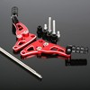 3D Engrave Foldable CNC Rear Passenger Footrest Foot Pedal Pegs