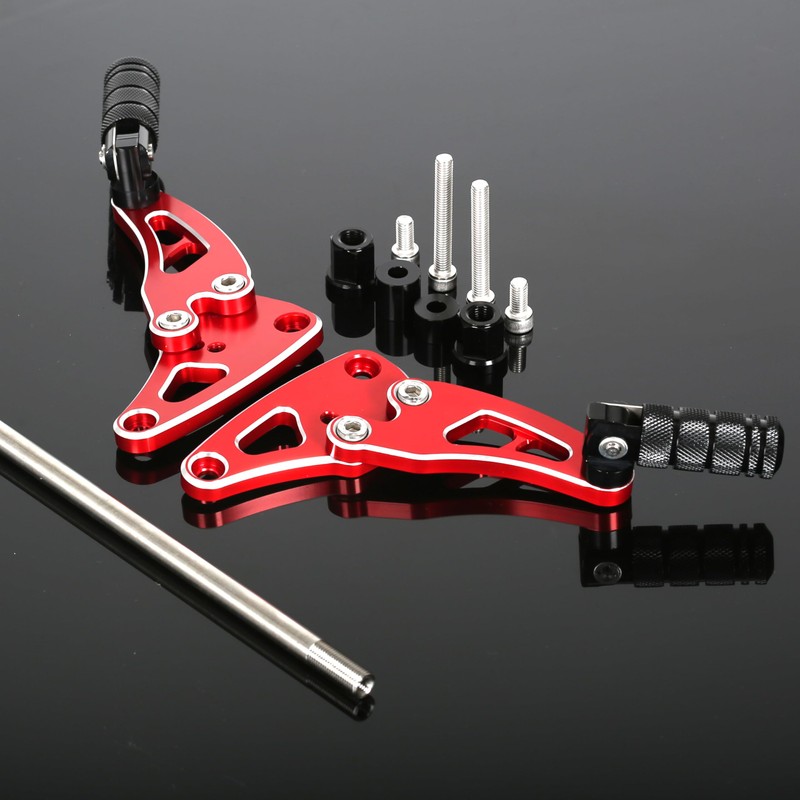 3D Engrave Foldable CNC Rear Passenger Footrest Foot Pedal Pegs