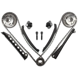 BOXI Timing Chain Kit Fit for Ford Explorer Sport Trac for F-150 Mustang/for Mercury Mountaineer 2006 2007 2008 2009 2010 | 4.6L V8 24V / Replaces TK4179 9-0387SK 4R3Z-6M256-CC