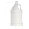 KOALA Round Gallon HDPE Opaque Jug with Twist Cap Leak