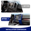 RAZPOY for F150 Interior Trim Kit, 4PCS Center Console AC