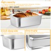 CODOHI 2 Pack Lasagna Pan with Lid 3.9 Inch Deep,