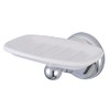 KINGSTON BRASS BA4815C Metropolitan Soap Dish, Polished Chrome, 5-1/4" Length