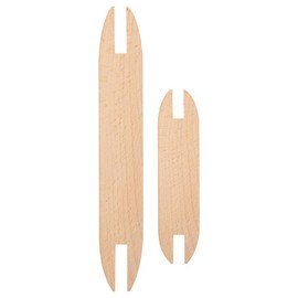 HEEPDD Weaving Shuttle, 2Pcs Beech Wood Weaving Shuttle DIY Weaving Tool for Sweater Scarf Tapestry