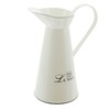 Decorative Jug Design Cream Enamel.