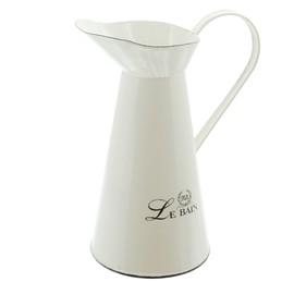 Decorative Jug Design Cream Enamel.