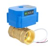 U.S. Solid 1 1/4" Motor Ball Valve Brass 2 Way