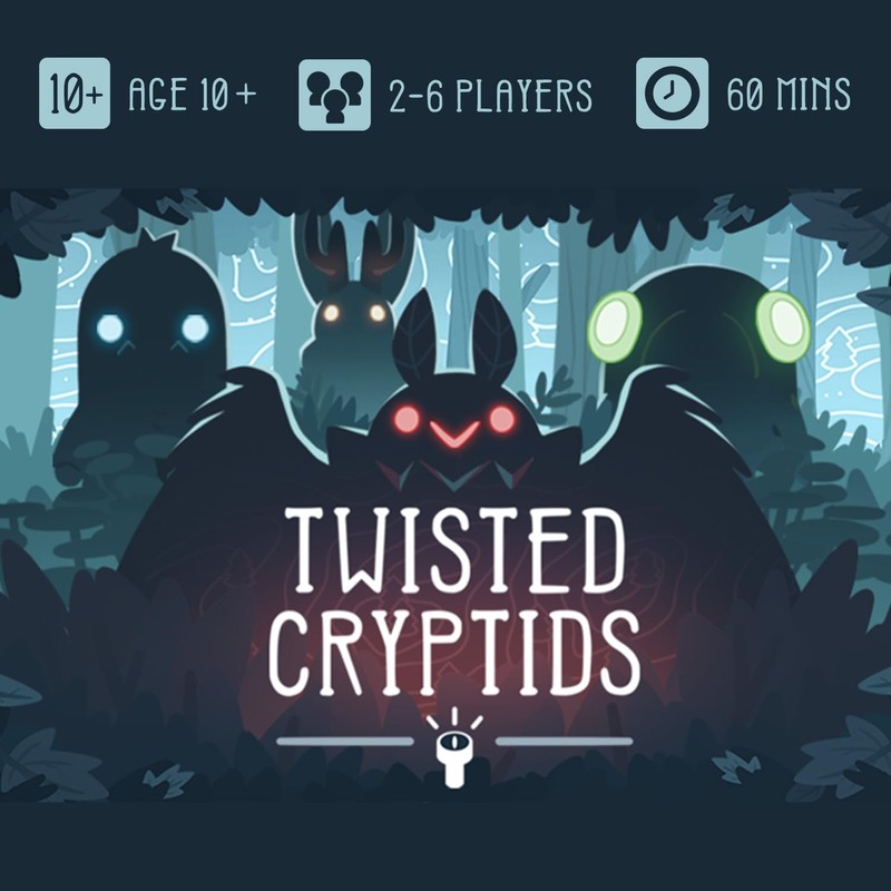 Unstable Games Twisted Cryptids Board Game - Strategy Card Game