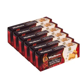 Walker's Shortbread Traditional Scottie Dog Shaped Cookies, Pure Butter Shortbread Cookies, 3.9 Oz Box (Pack of 6)