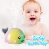 【2023 Upgrade】 Baby Bath Toys Gifts, Rechargeable Whale Baby Toys,