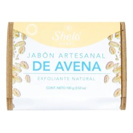 Jabón Artesanal De Avena Natural Corporalfacial Sheló Nabel                                                                                           