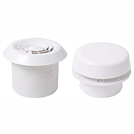 Unifizz White Mushroom Exhaust Fan for Caravan Motorhome Travel, Car 12 V RV Caravan Roof Vent Ventilation Exhaust Fan Silent
