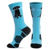ChalkTalkSPORTS Girls Lacrosse Performance Crew Socks - LAX Life Size