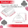 オーディオファン プラスチックカードスタンド 透明カードスタンド 三角形のデザイン ボードゲームアクセサリー 名刺ホルダースタン ド 写真、メッセージカードなどに クリア 約13*19mm