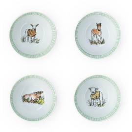 Everything Kitchens 4" Bowls (Set of 4) | Barnyard Baby Animals