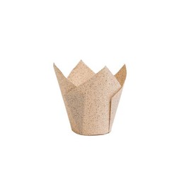Tulip Cupcake Liner Paper Baking Cups easy Release Muffin cup/No need To Spray Cup Perfect for Baking Muffins and Cupcakes, Mini Size: Tip H 2-23/64" x 1-19/64" (250, Cocoa)