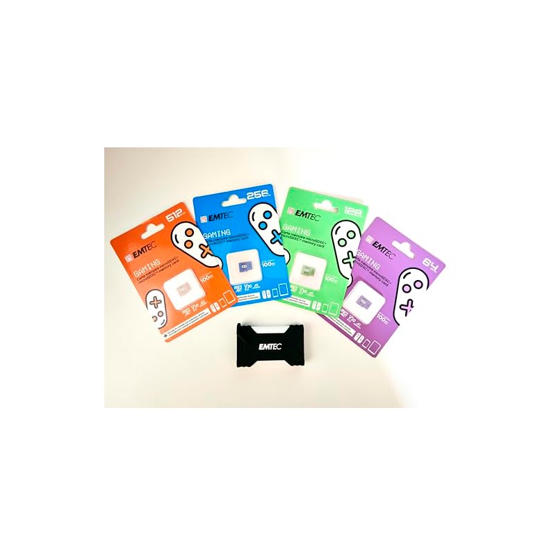 Emtec Tarjeta microSD para Juegos de 256 GB