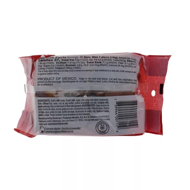 Las Sevillanas Obleas Mini Wafers with Goat Milk Candy -
